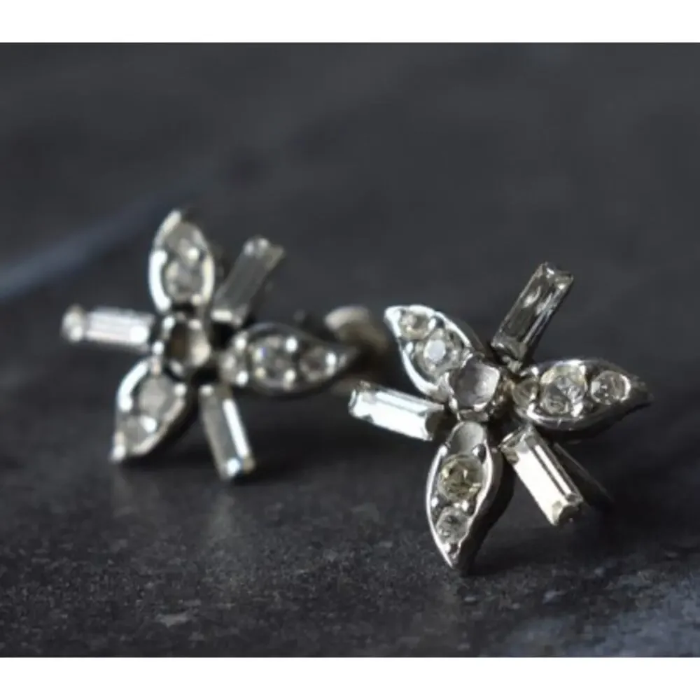 925 Sterling Silver White CZ Earrings